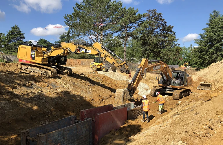 Travaux de terrassement